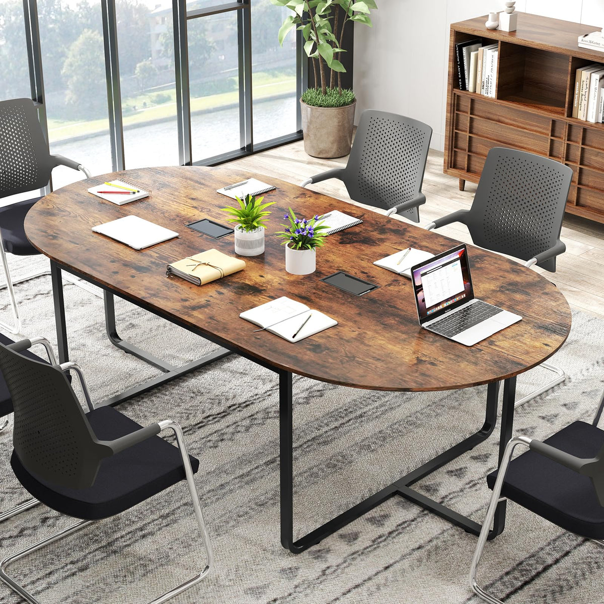 240.5cm Oval Conference Table