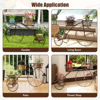 Tricycle Plant Stand, Flower Pot Cart Holder