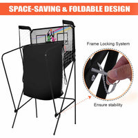 Basketball Arcade Game, Foldable Basketball Game W/Electric LED Digital Scoring System