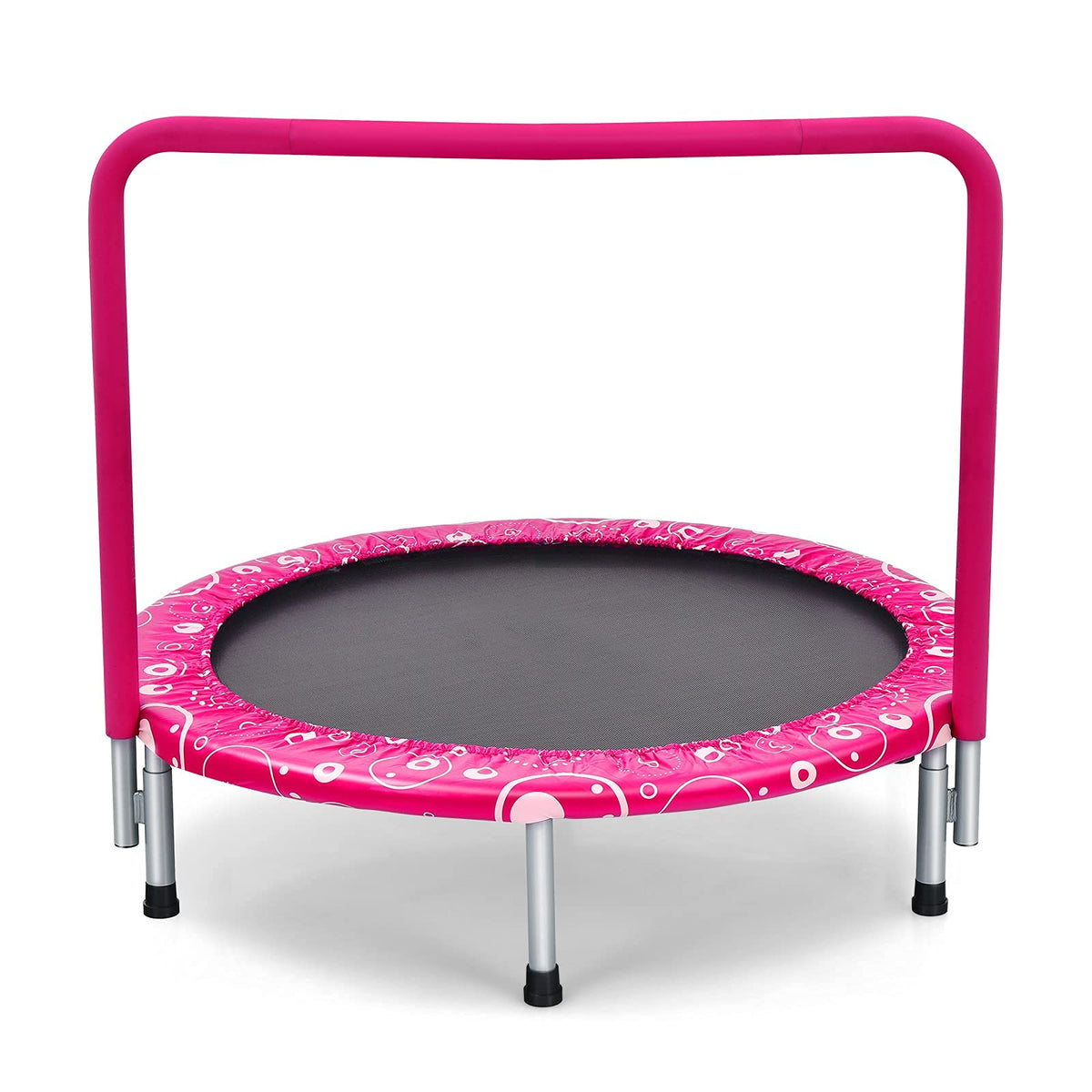 Giantex 36-Inch Mini Trampoline for Kids, ASTM Approved Foldable Rebounder Trampoline