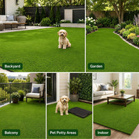 Artificial Grass Rug, 5 x 1M Synthetic Turf Roll w/20 mm Pile Height