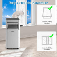 9000 BTU 3-in-1 Portable Air Conditioner with Fan and Dehumidifier Mode