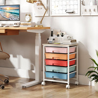 Giantex Rolling Cart with 5 Drawers