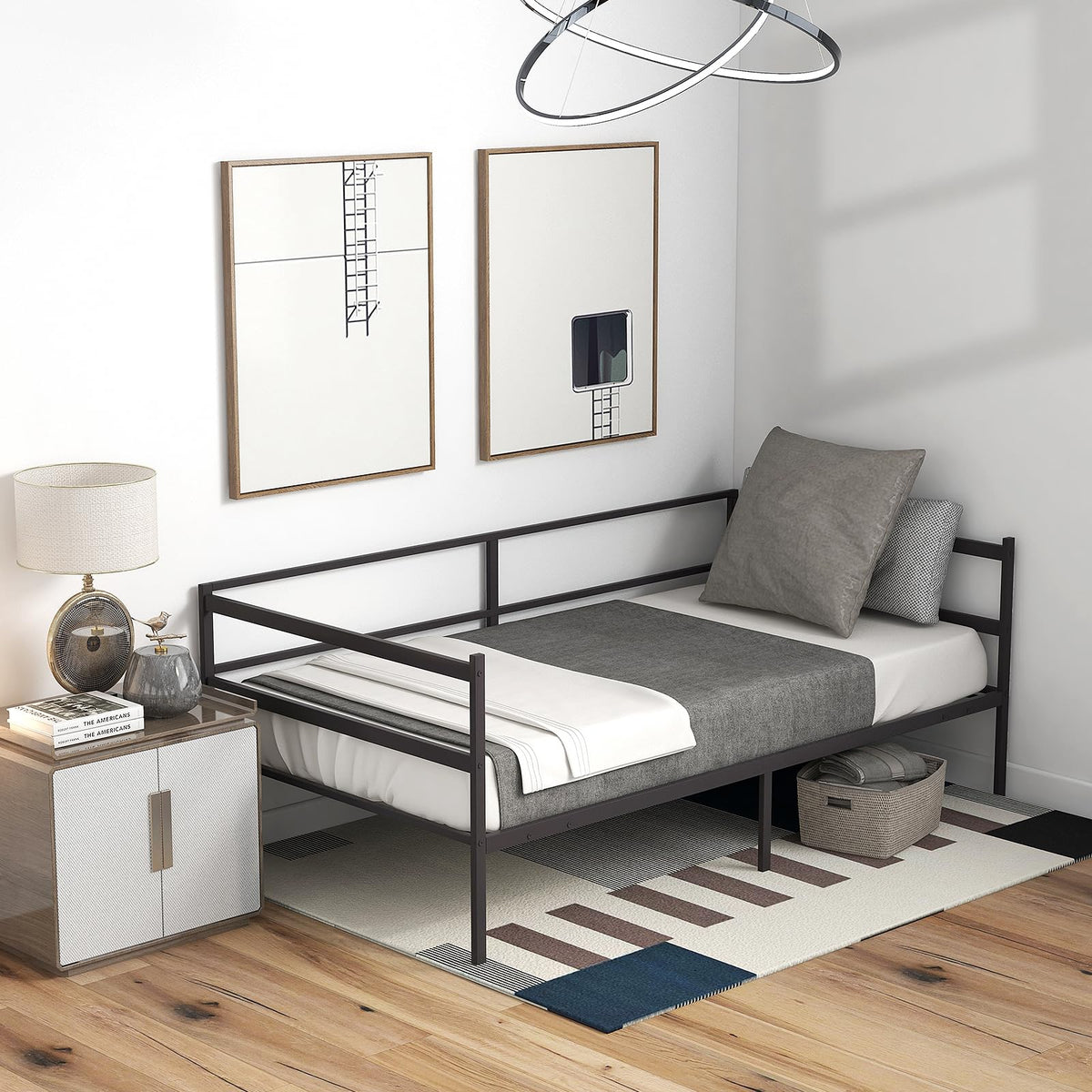 Giantex Metal Daybed Frame Twin Size, Modern Sofa Bed – Giantex.au