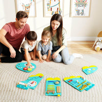 11-in-1 Activity Wall Busy Board Panels for Education and Early Development