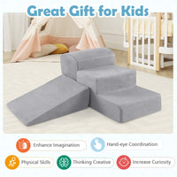 5-Piece Kids Climb and Crawl Soft Playset with Machine-Washable Covers