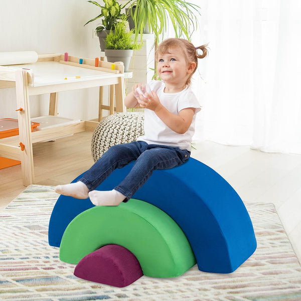3 Piece Toddlers Climbing Toys with Elastic Filling