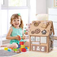 Multi-purpose Busy House with Sensory Games for Boys & Girls Ages 3 + Years Old
