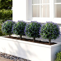 Giantex 2 Pack Artificial Lavender Boxwood Topiary Ball Trees