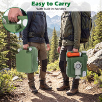 Portable Camping Toilet Porta Potty with Level Indicator