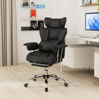 Executive Desk Chair w/Retractable Footrest