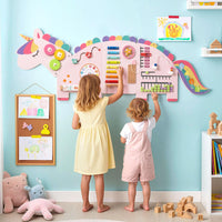 11-in-1 Activity Wall Busy Board Panels for Education and Early Development
