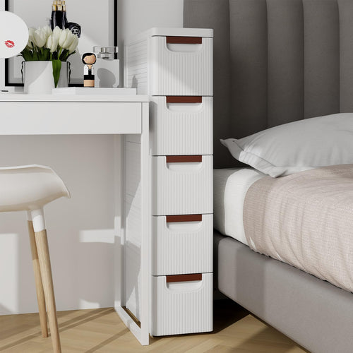 5/6-Drawer Rolling Organizer Unit