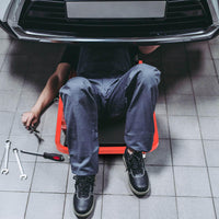 92 cm 2-in-1 Mechanic Creeper 150 kg Z Creeper Seat with Padded Seat