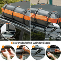 600L/21 Cubic Feet Rooftop Cargo Carrier, Waterproof Car Roof Bag for All Vehicles