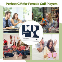 Golf Gift Set for Women with Golf Balls Golf Tees Golf Towel Golf Belt
