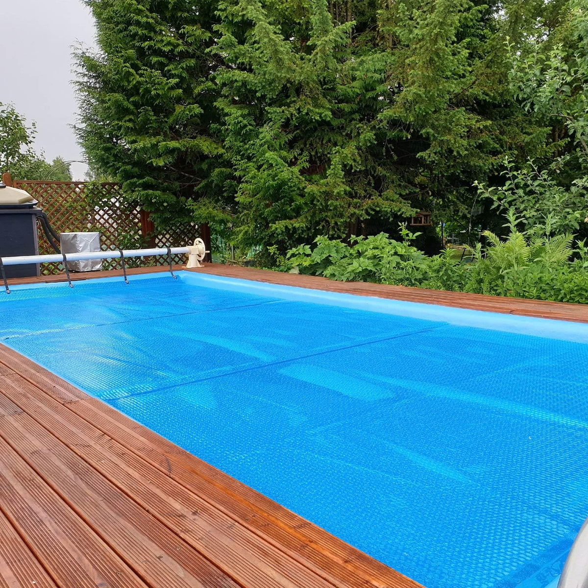 9.8 x 5 m Swimming Pool Cover, Heat Solar Outdoor Bubble Blanket