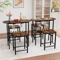 3 Piece Counter Height Table Set