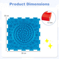 6 PCS Sensory Mats for Kids with Rich Colors for Children Aged 3+ Years Old