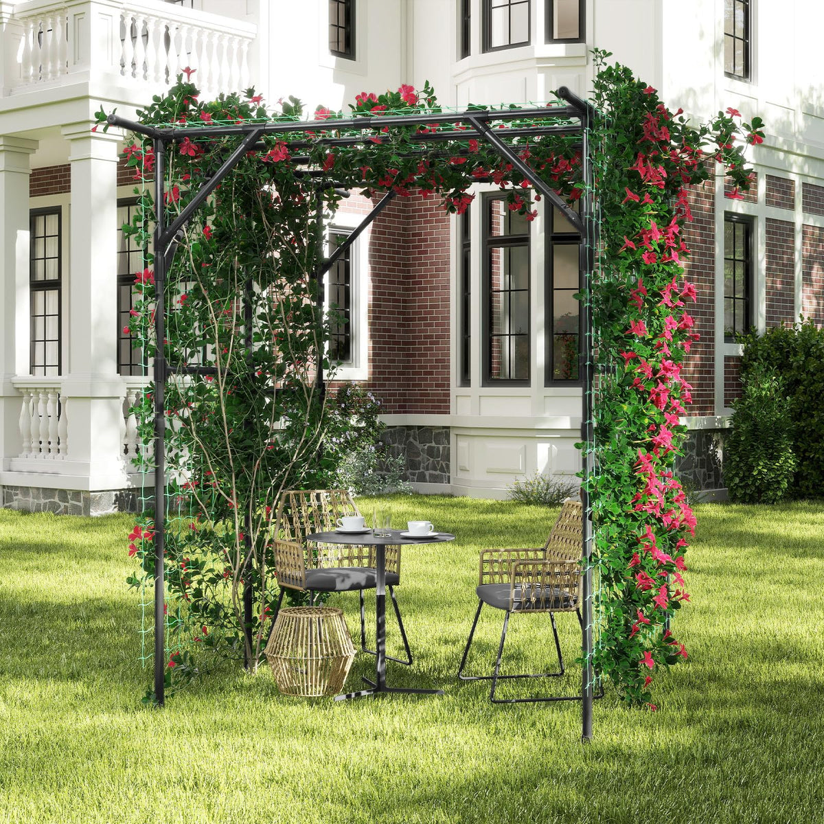 Large Garden Arch Trellis for Climbing Plants Outdoor