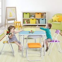 Kids Table and Chairs Set, Children Toddler Study Desk