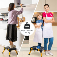 Folding Step Ladder with Wide Pedal for Kitchen