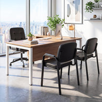 Waiting Room Guest Chairs with Padded Armrests Set of 2/4