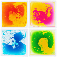 4/9-Pack 30 x 30 CM Square Liquid Puzzle Pads for Kids