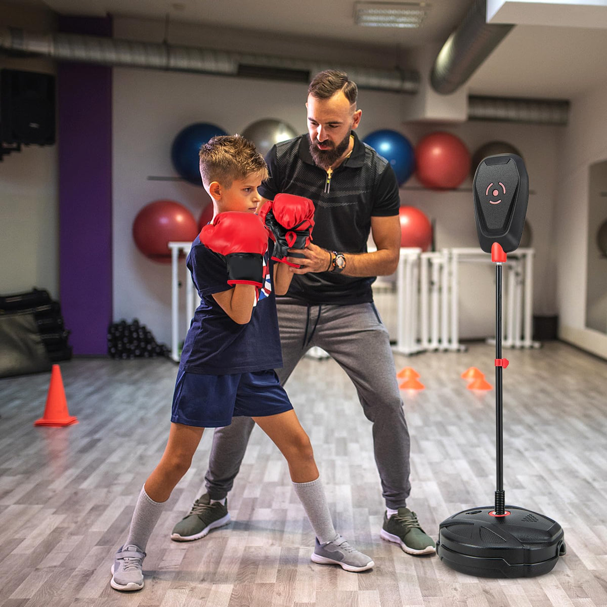 Punching Bag Boxing set with Punching Speed Ball for 5+ Years Old Boys & Girls