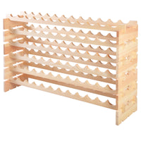 Stackable Modular Wine Rack 6-Tier 72 Bottles Wine Bottle Holder