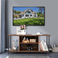 Giantex TV Stand for TVs up to 50”, Retro Entertainment Center