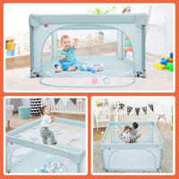 Playpen Baby Toddlers Safety Activity Fence with 50 Ocean Balls