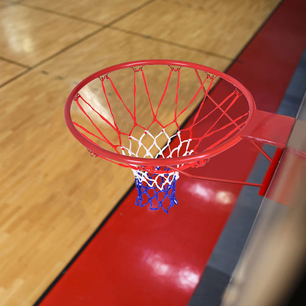 46 CM Basketball Rim Replacement, Heavy-Duty Wall Mounted 18“ Basketball Hoop Net