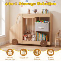 Toy Storage Organizer Kids Bookshelf with Open Shelves