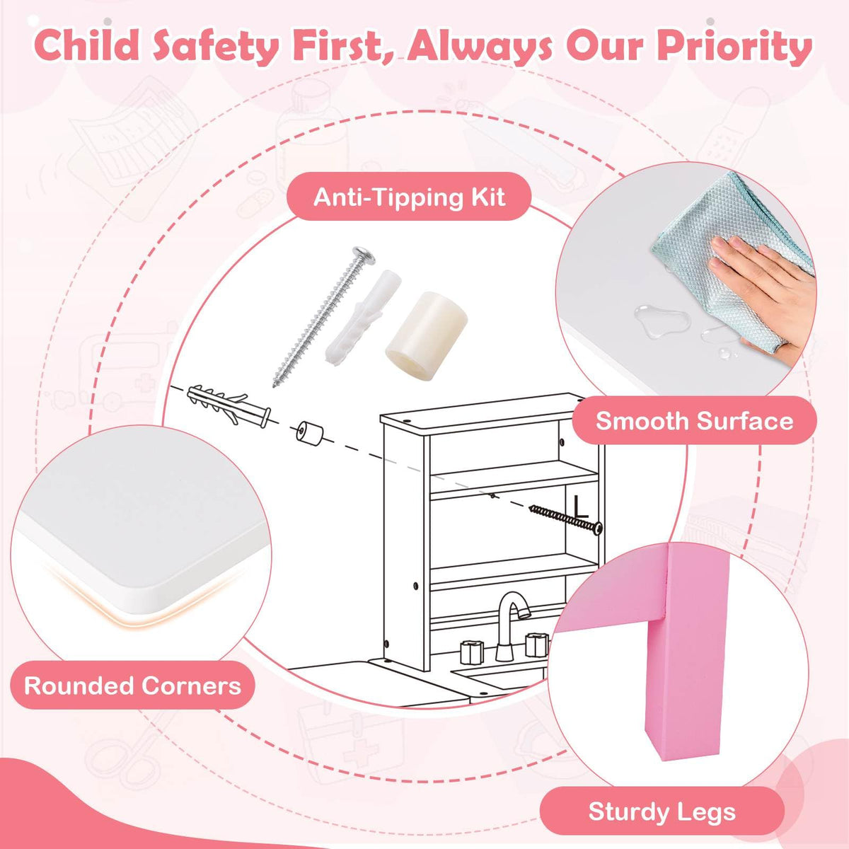 Kids Play Doctor's Office, Medical Center Toy