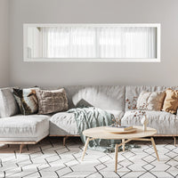 Full Length Over The Door Mirror, Full Length Mirror with Hanging Hooks for Door , White
