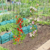 2-Pack Garden Trellis, Heavy-Duty Tomato Cage w/Adjustable Height, 2-in-1 Plant Cage & Supports