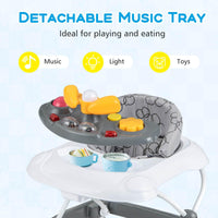 Foldable Baby Walker Toddler Activity Center Push Walker