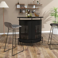 Giantex Industrial Home Bar Unit, 4-Tier Bar Table