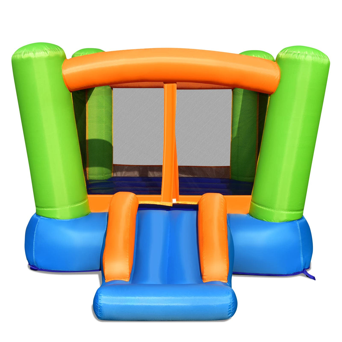 Large Jumping Area, Jump ’n Slide Bouncer, Accessories, Backyard Bouncy Castle Indoor Outdoor (Without Blower)