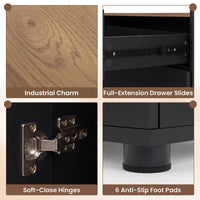 Giantex 160cm Sideboard Buffet Cabinet with Storage