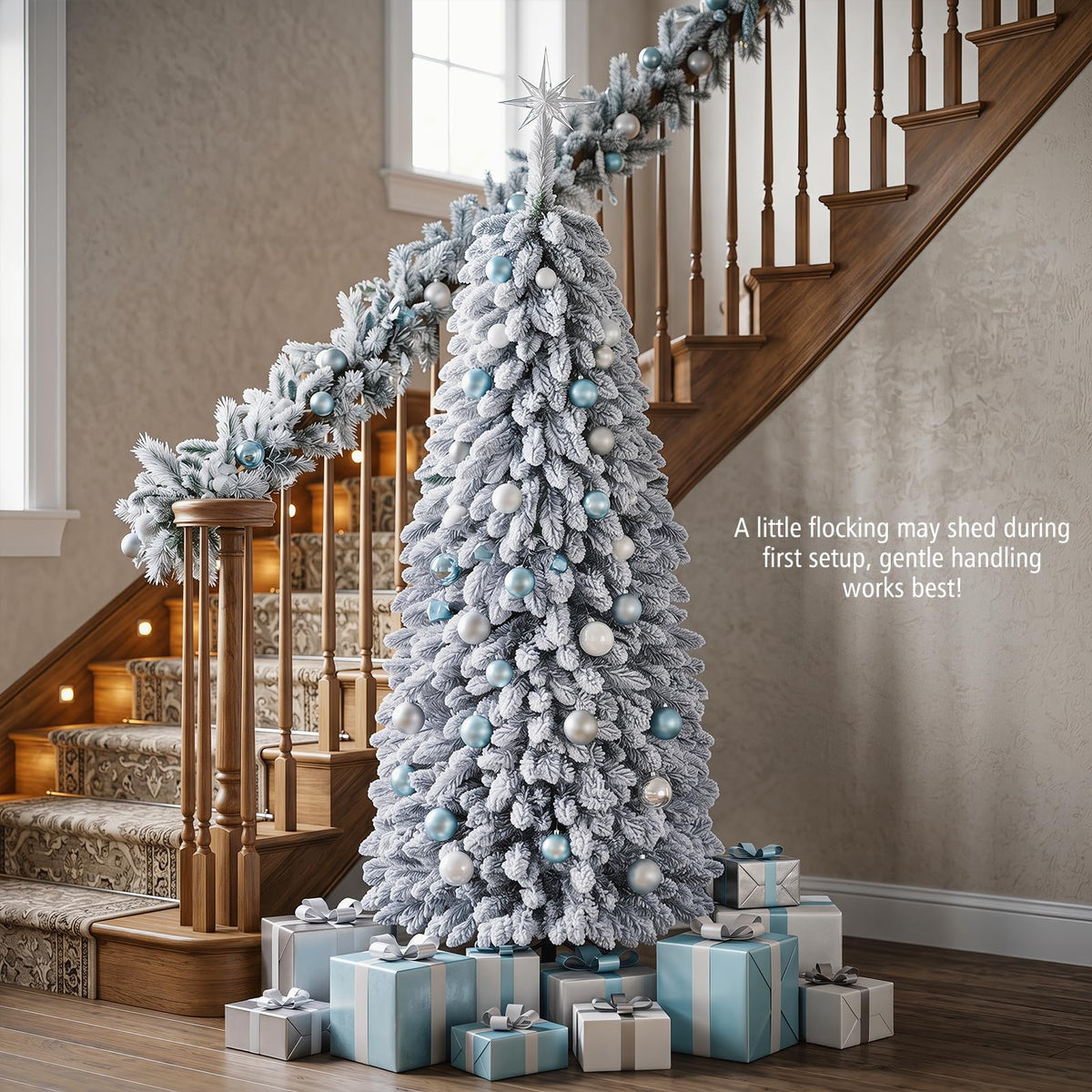 180/210cm Pop up Christmas Tree with Snowy Branch Tips