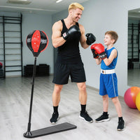 Inflatable Boxing Ball with Boxing Gloves & Air Pump for Kid