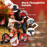 Toddler Training Bike with Music Function and Removable Training Wheels