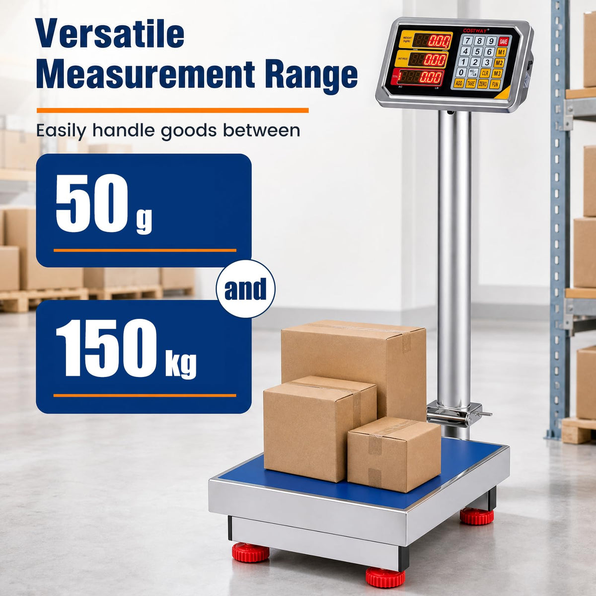 Giantex 150KG Heavy Duty Digital Folding Platform Scale