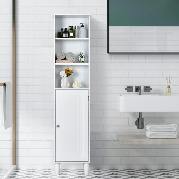 Freestanding Tall Bathroom Storage Cabinet