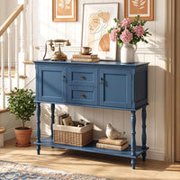Console Table with 2 Drawers & 2 Door Cabinets
