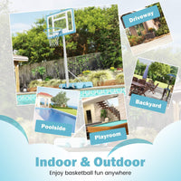 Pool Basketball Hoop with 82cm Shatterproof Backboard