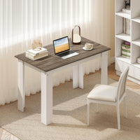 Giantex 120 CM Dining Table for 4-6, Wooden Rectangular Table