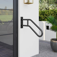 1 PCS U-Shape Safety Stair Railing for 1-3 Steps Porch Deck Indoor